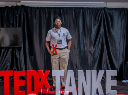 Keynote presentation at TEDx Tanke stage